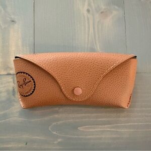 Ray-Ban Light Brown Leather Sunglasses Case